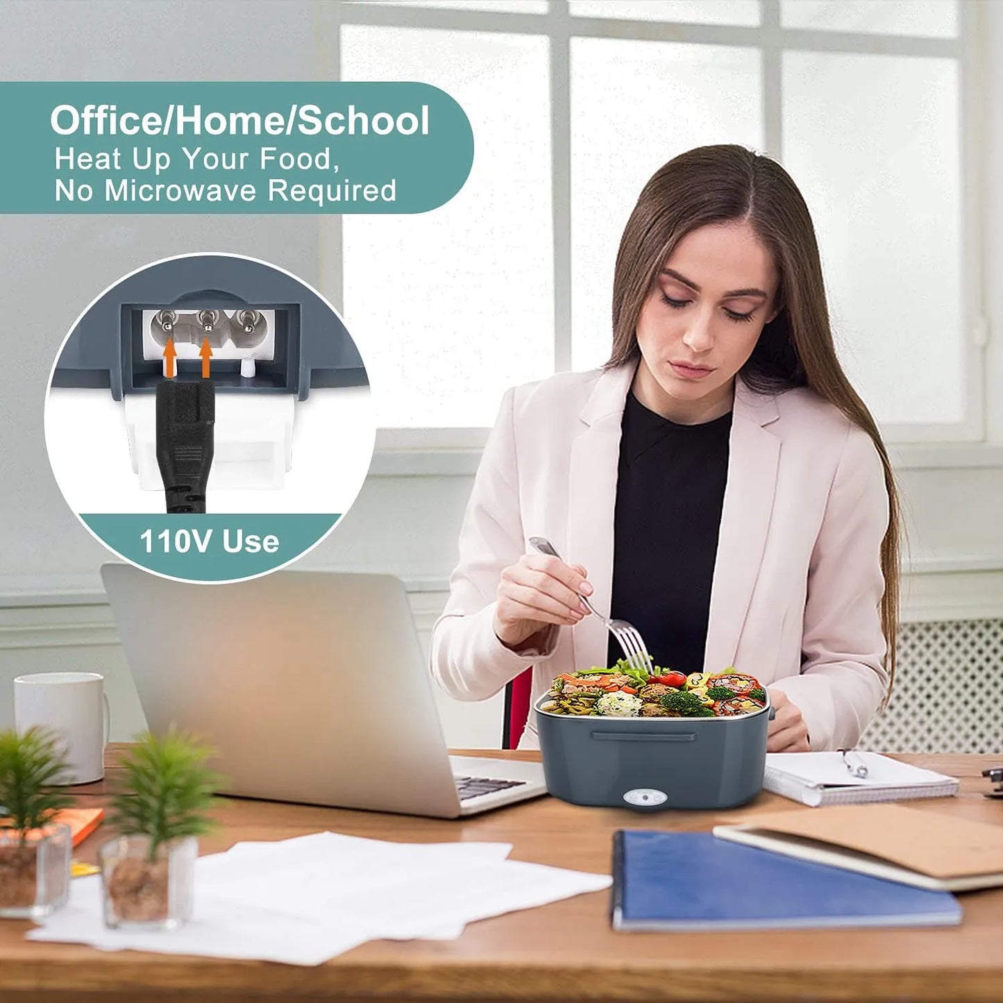 Portable Electric Lunch Box Food Warmer - StarWorths